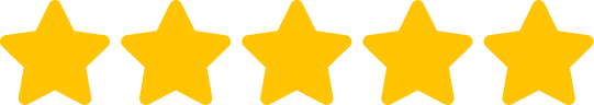 Five stars, symbolizing the average reviews of TutoringMentor